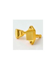 Kluson 3+3 Waffleback-Mechaniken, goldfarben, 18:1, Tulpenflügel aus Metall