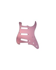 Pickguard rosa eloxiert, 11 Löcher für Stratocaster nach '72