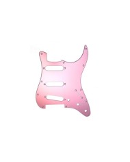 Pickguard rosa eloxiert, 11 Löcher für Stratocaster nach '72