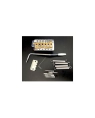 Chrome Strat tremolo solid steel block and 11.3mm brass saddles.