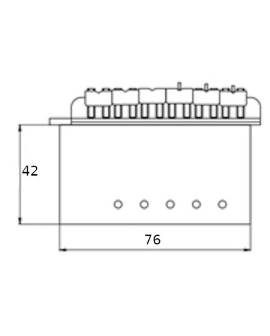 Strat Tremolo Chrom, Block und Saitenreiter aus massivem Messing 11.3mm