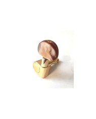 1 Modern Gold Machine head, big button Amber, RIGHT side