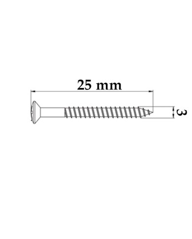 10 goldene Schrauben 3 x 25 mm für Trapez-Saitenhalter, Vibrola, Archtop-Gitarren