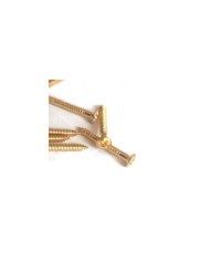 10 goldene Schrauben 3 x 25 mm für Trapez-Saitenhalter, Vibrola, Archtop-Gitarren