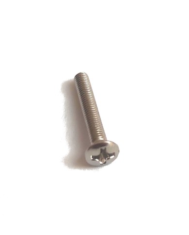 6 Nickel-Schrauben 3x20mm metrisches Format für Strat-Style-Pickups