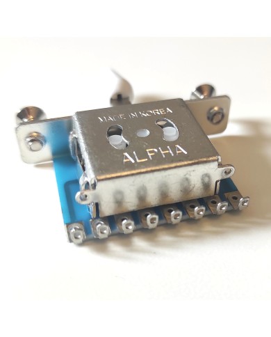 1 Alpha-Tele-Schalter, 3 Positionen, asiatisches Format