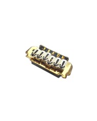 Strat style Gold tremolo, 2 points, roller saddles 10.8mm