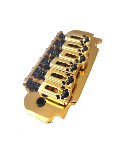 2-Punkt-Vibrato im Strat-Stil, Gold, mit 10.8mm Rollensaitenreitern