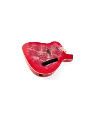 Corps Telecaster Red Paisley, Double binding, 3 pièces en Aulne