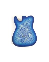 3-piece Alder Telecaster body, Blue Paisley Double binding