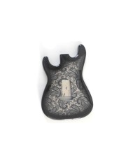 Corps Stratocaster Black Paisley en Aulne 3 pièces