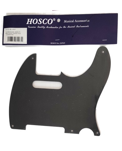 Schlagbrett für Telecaster US Vintage Bakelite Schwarz, 1-lagig, 5 Löcher, Schwarz