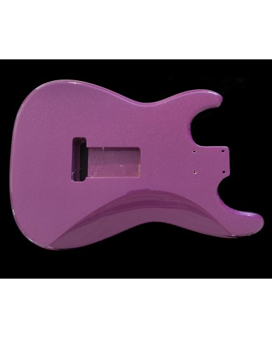 Stratocaster-Korpus Sparkle Violet, Erle
