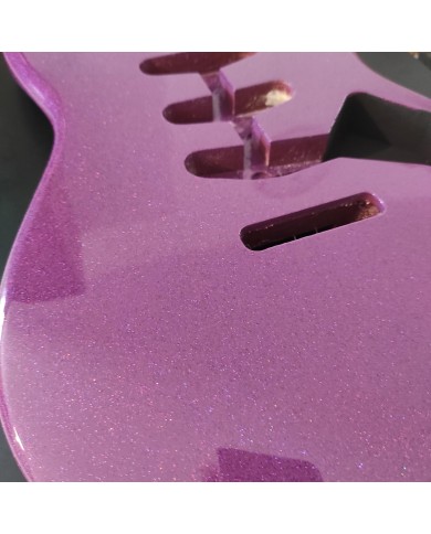 Stratocaster-Korpus Sparkle Violet, Erle