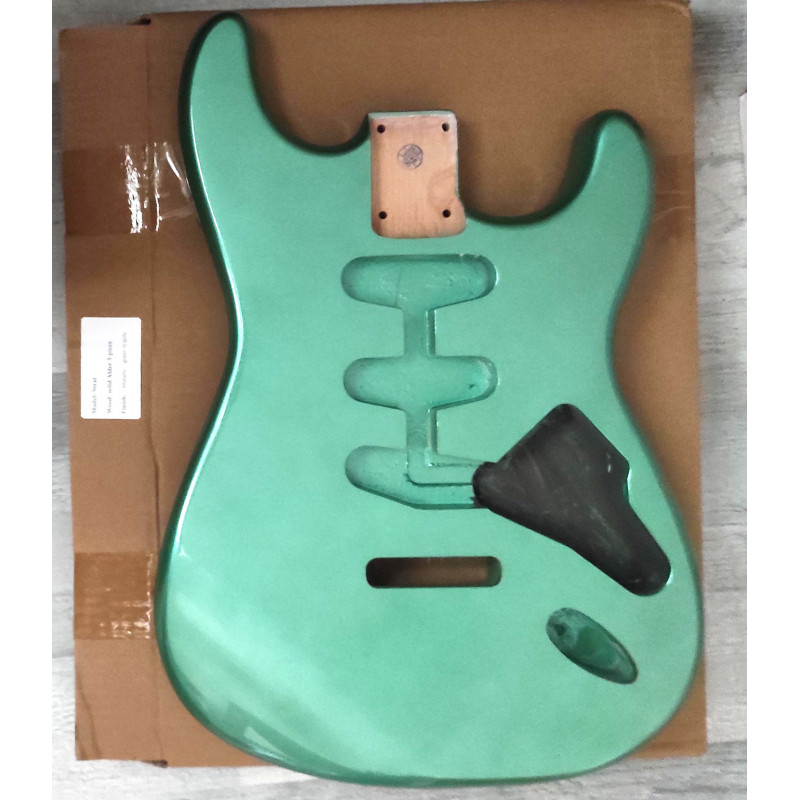 Corps Stratocaster metallic Green,
