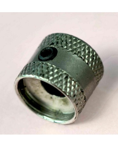 Kleiner flacher Sandberg Aged Nickel Knopf für 6-mm-Split-Shaft-Potis