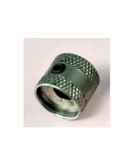Kleiner flacher Sandberg Aged Nickel Knopf für 6-mm-Split-Shaft-Potis