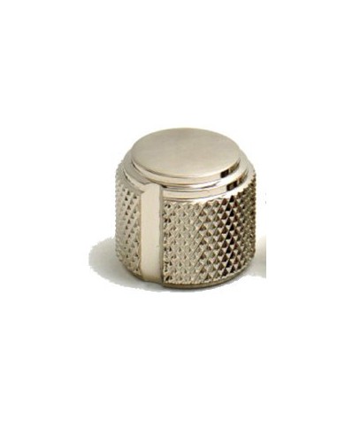 1 Duesenberg Art-Deco-Knopf, Nickel, 18mmØ x 16mm