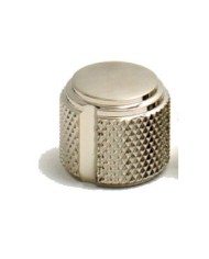 1 Duesenberg Art-Deco-Knopf, Nickel, 18mmØ x 16mm