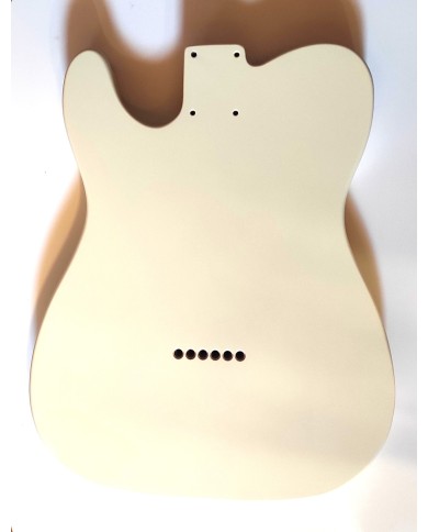 Corps Telecaster Vintage White, Satin nitro, Aulne