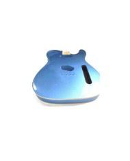 Telecaster Body Metallic Blue, double binding, gloss varnish
