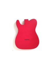 Telecaster-Korpus Fiesta Red, doppeltes Binding, 3-teilig Erle