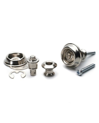 2 Dunlop Security Gurtpins, Nickel