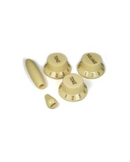 Stratocaster Knobs Set USA Vintage Cream