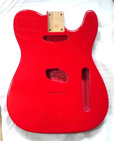 3-teiliger Esche-Body im Telecaster-Stil, Fiesta Red