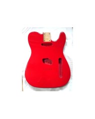Corps en frêne 3 pièces style Telecaster Fiesta red
