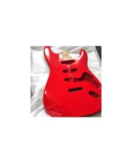 3-piece alder Stratocaster body Fiesta red Varnish