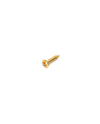 8 Humbucker-Rahmenschrauben 10x2mm Gold