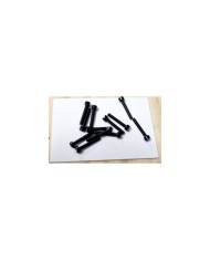 12 Humbucker-Schrauben in Schwarz