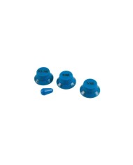 Set de boutons Stratocaster UFO – Volume, Tone, Switch (Jaune, Vert, Bleu)