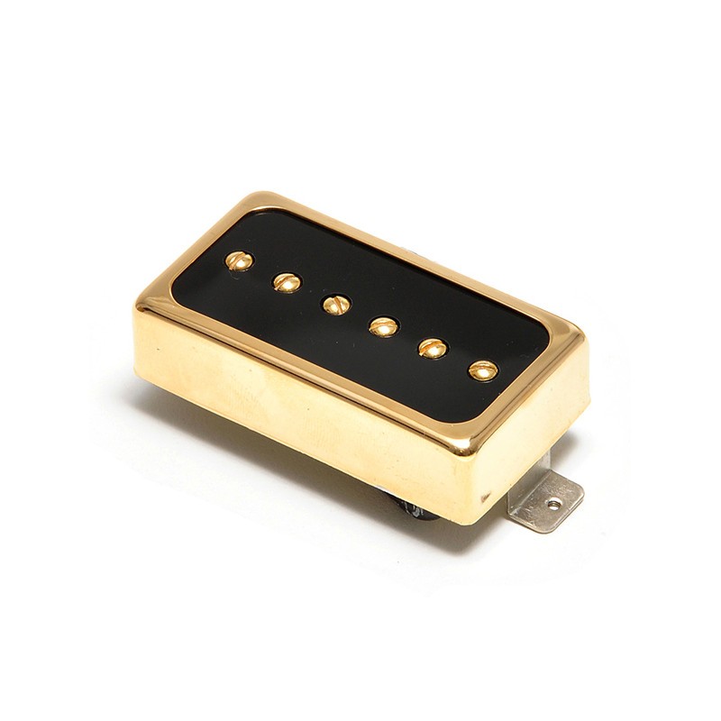 Micro Domino P-90 Chevalet Duesenberg doré format humbucker