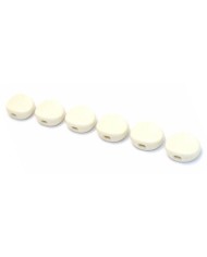 Replacement tuners knob, oval and white ALL PARTS