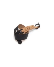 Duesenberg black leather strap 122-150 cm