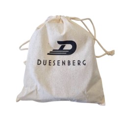 Sangle Duesenberg cuir noir dans son pochon