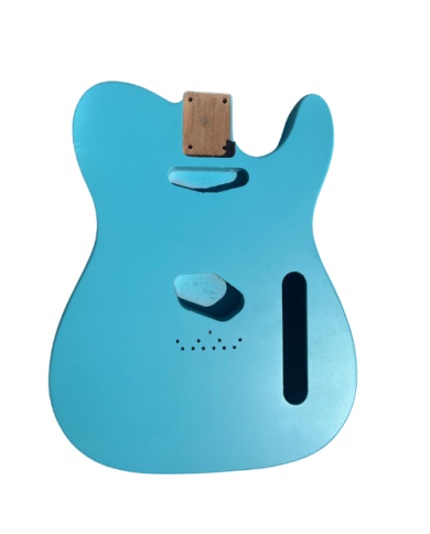 3-teiliger Erlenkorpus, lackiert im Telecaster-Stil, Tiffany Blue