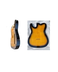 Alder Telecaster body, 3 pieces, 2-tone Sunburst, gloss varnish