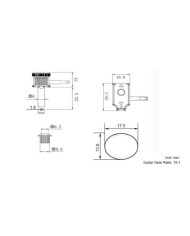 Mécaniques à bouton blanc style vintage pour Strat ou Tele-set de 6