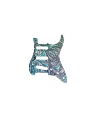 Pickguard pour Stratocaster SSS, 11 trous, vert marbré-Guyker