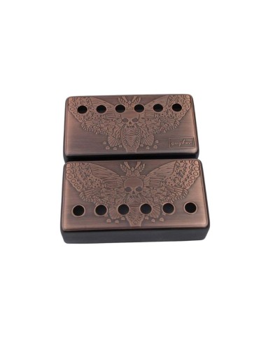 2 Humbucker Pickups Covers – Butterfly– Bronze