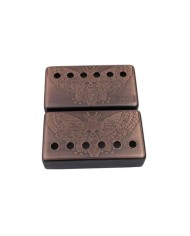 2 Humbucker Pickups Covers – Butterfly– Bronze