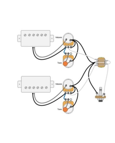 Elektronik der Pickups für die SG zum Selbstbau