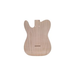 Corps Telecaster 2P en aulne, pré percé- vue de dos