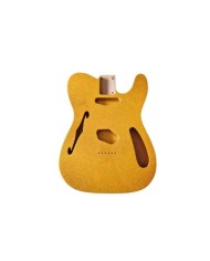 Thinline Sparkle Gold gloss varnished Telecaster body