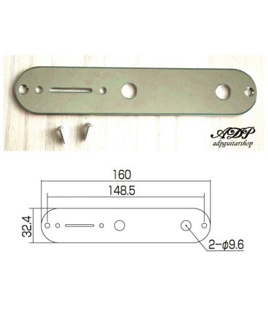 Verchromte Kontrollplatte für Telecaster