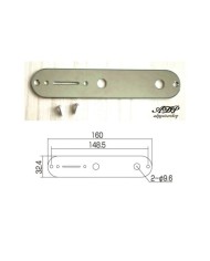 Verchromte Kontrollplatte für Telecaster