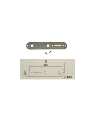Plaque de Controle Chrome Vieilli pour Telecaster